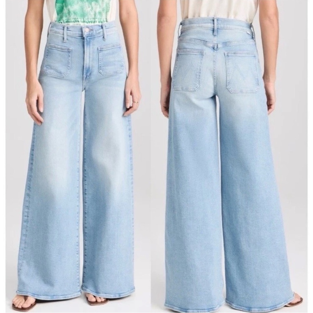 New $268 Mother Patch Pocket Undercover Sneak Jeans Friendly Reminder 28 NWT